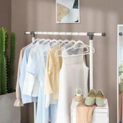 Shop SONGMICS 50 Cintres velours blanc