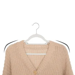 Shop SONGMICS 50 Cintres velours blanc