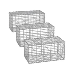 Shop SONGMICS 2 Gabions 100 x 50 x 30 cm