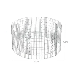 New SONGMICS 2 Gabions 100 x 80 x 30 cm