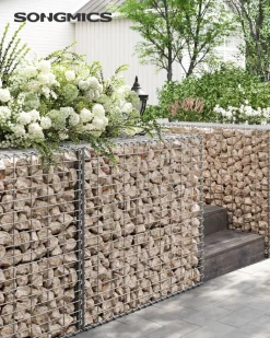 Online SONGMICS 3 Gabions 100 x 80 x 30 cm