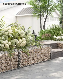 Shop SONGMICS 4 Gabions 100 x 50 x 50 cm