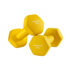 Cheap SONGMICS 2 Haltères 3 kg jaune