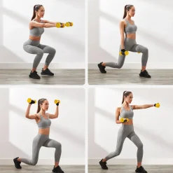 Cheap SONGMICS 2 Haltères 3 kg jaune