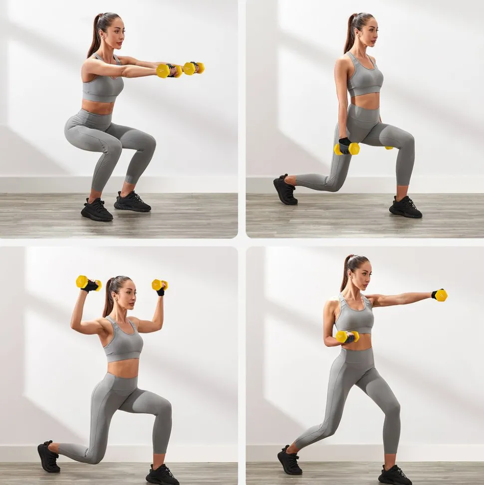 Cheap SONGMICS 2 Haltères 3 kg jaune