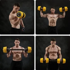 Online SONGMICS 2 Haltères 15 kg jaune