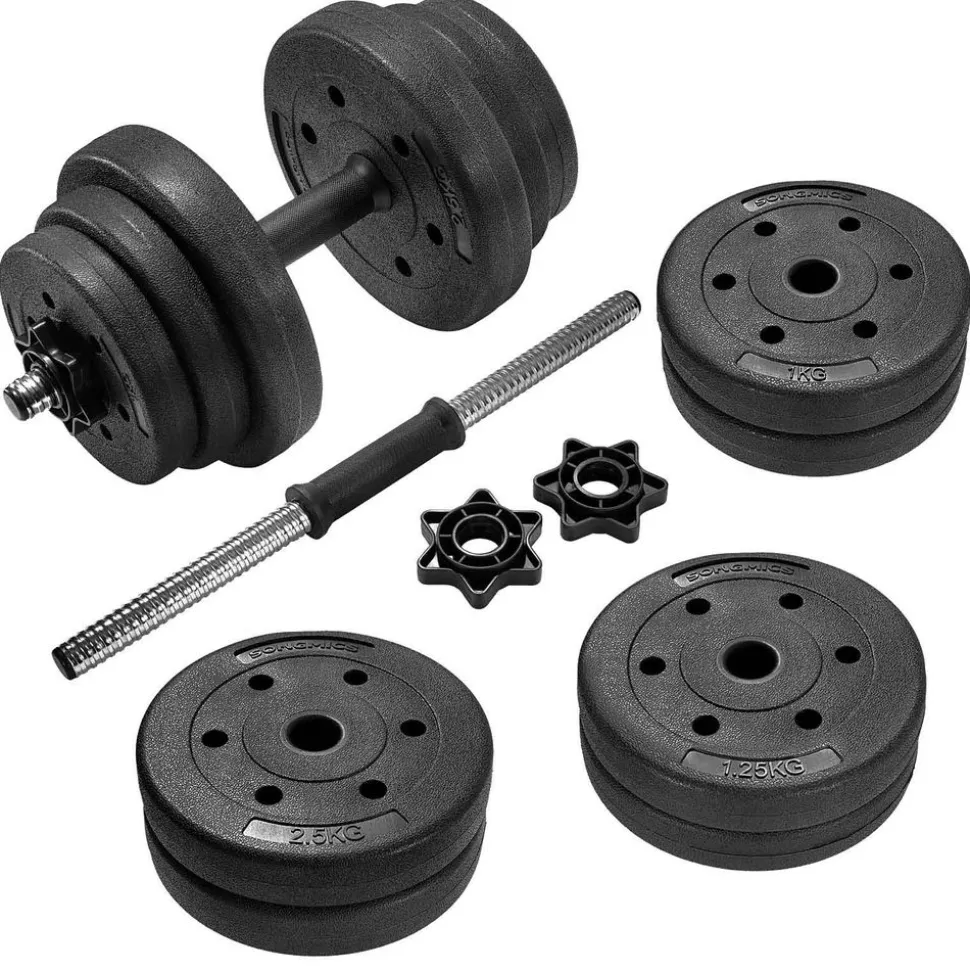 Sale SONGMICS 2 Haltères 4 kg noir