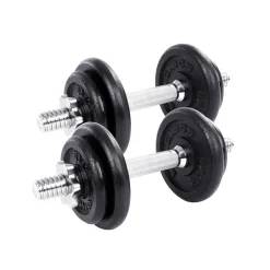 Sale SONGMICS 2 Haltères 4 kg noir