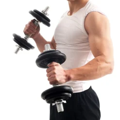 Sale SONGMICS 2 Haltères 4 kg noir