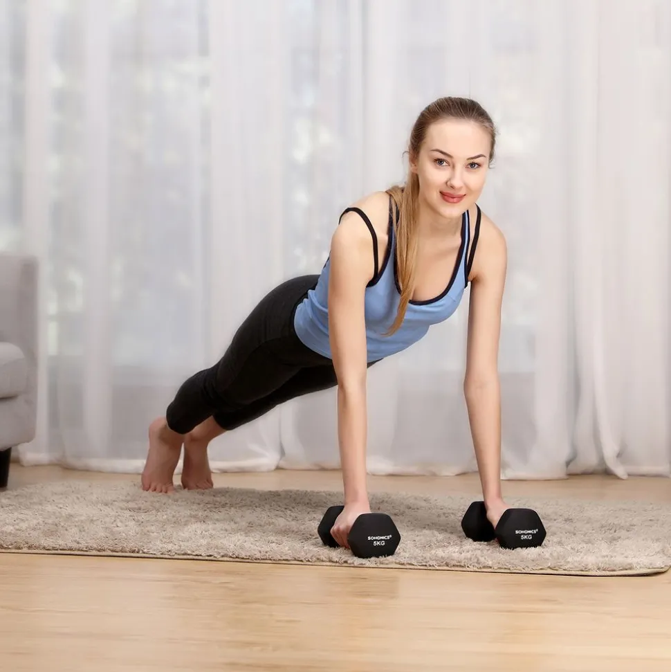 Cheap SONGMICS 2 Haltères 1,5 kg orange