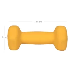 Best SONGMICS 2 Haltères 0,5 kg rose