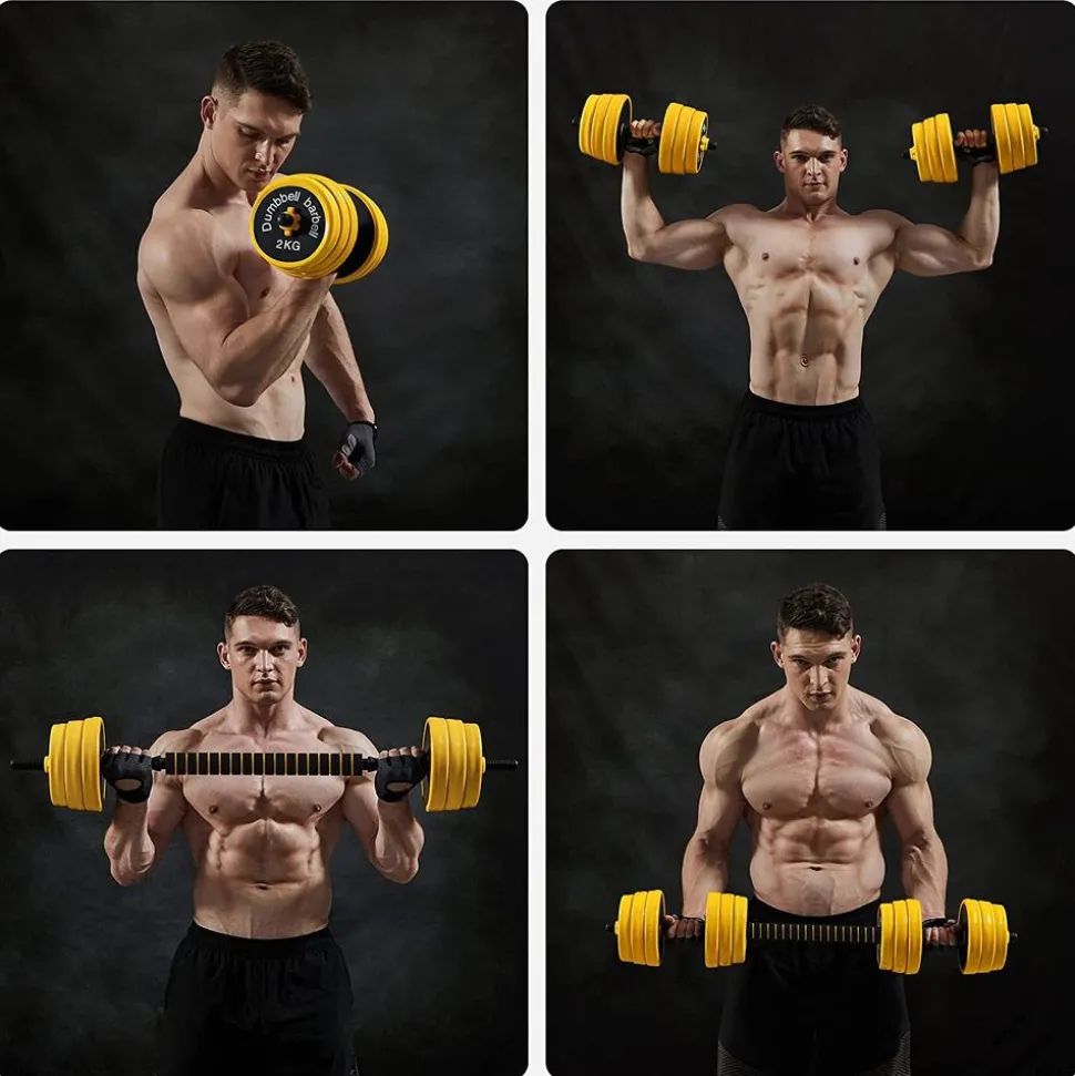 Best Sale SONGMICS 2 Haltères 3 kg Rouge