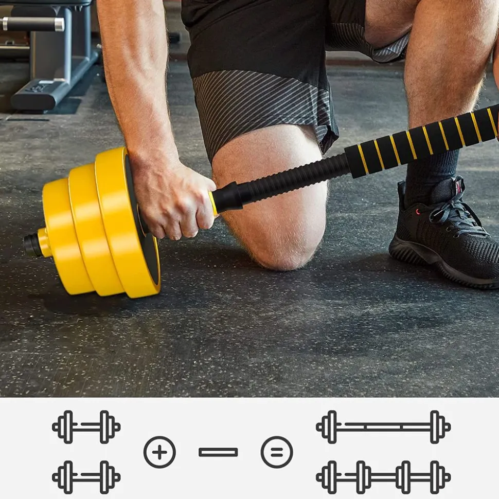 Best Sale SONGMICS 2 Haltères 3 kg Rouge