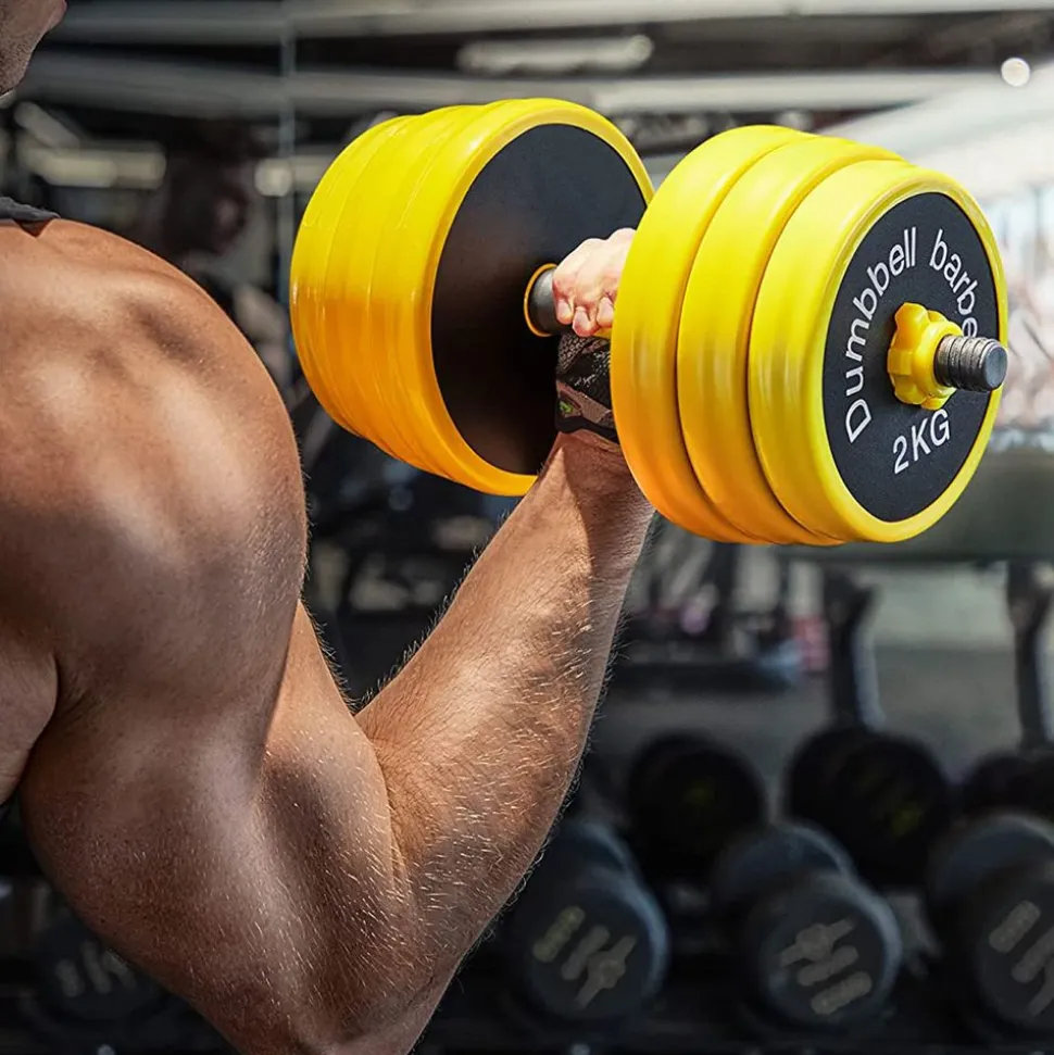 Best Sale SONGMICS 2 Haltères 3 kg Rouge