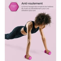 New SONGMICS 2 Haltères 4 kg Vert