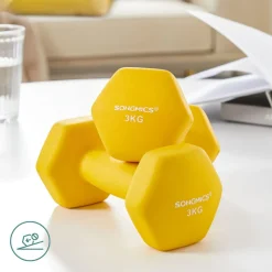 Discount SONGMICS 2 Haltères 2 kg Violet