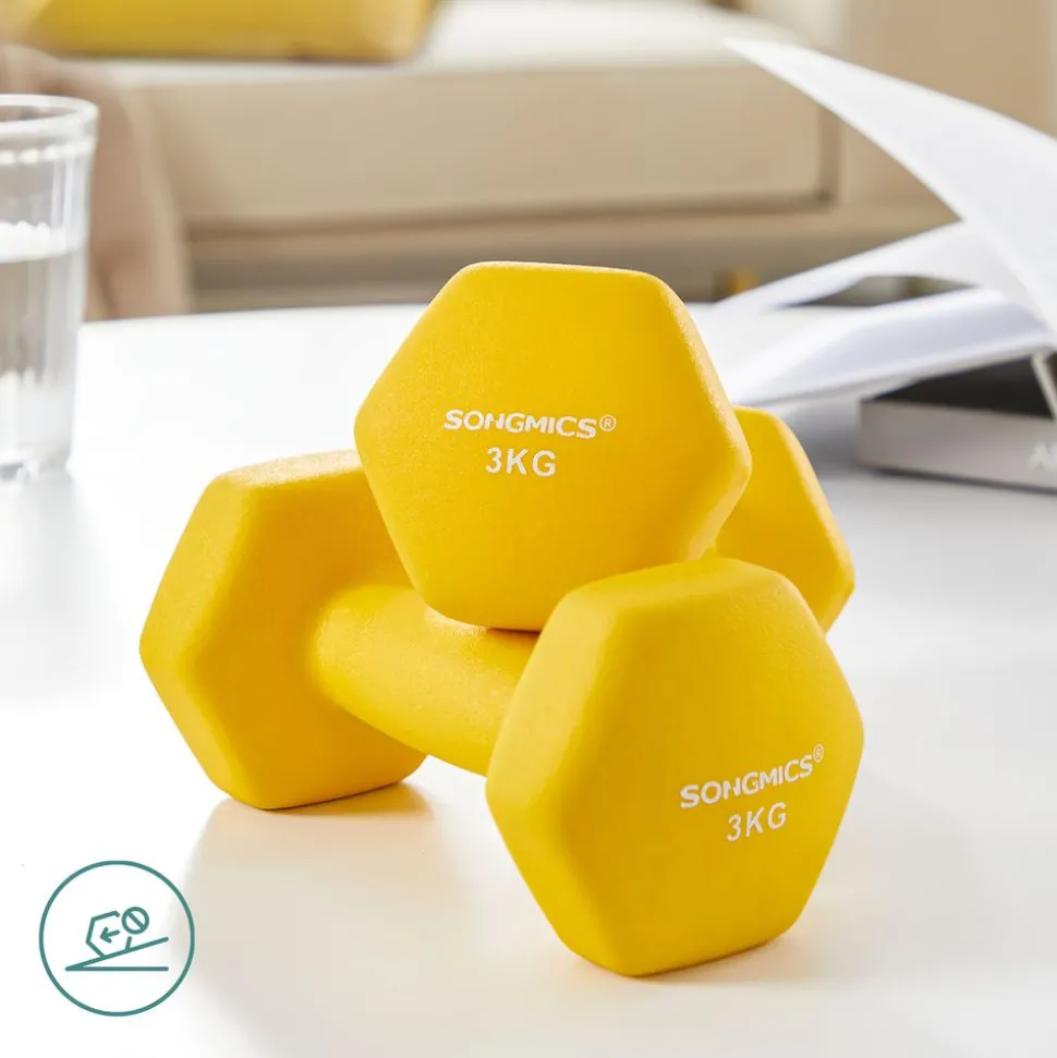 Discount SONGMICS 2 Haltères 2 kg Violet