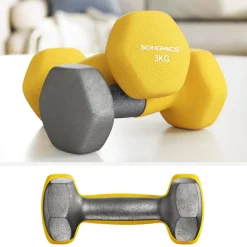 Discount SONGMICS 2 Haltères 2 kg Violet