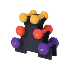 Best Sale SONGMICS 2 Haltères avec surface en vinyle rose