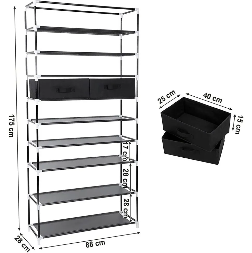 Online SONGMICS 10 Niveaux étagère à chaussures