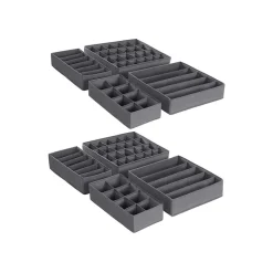 Cheap SONGMICS 8 Organisateurs tiroir gris