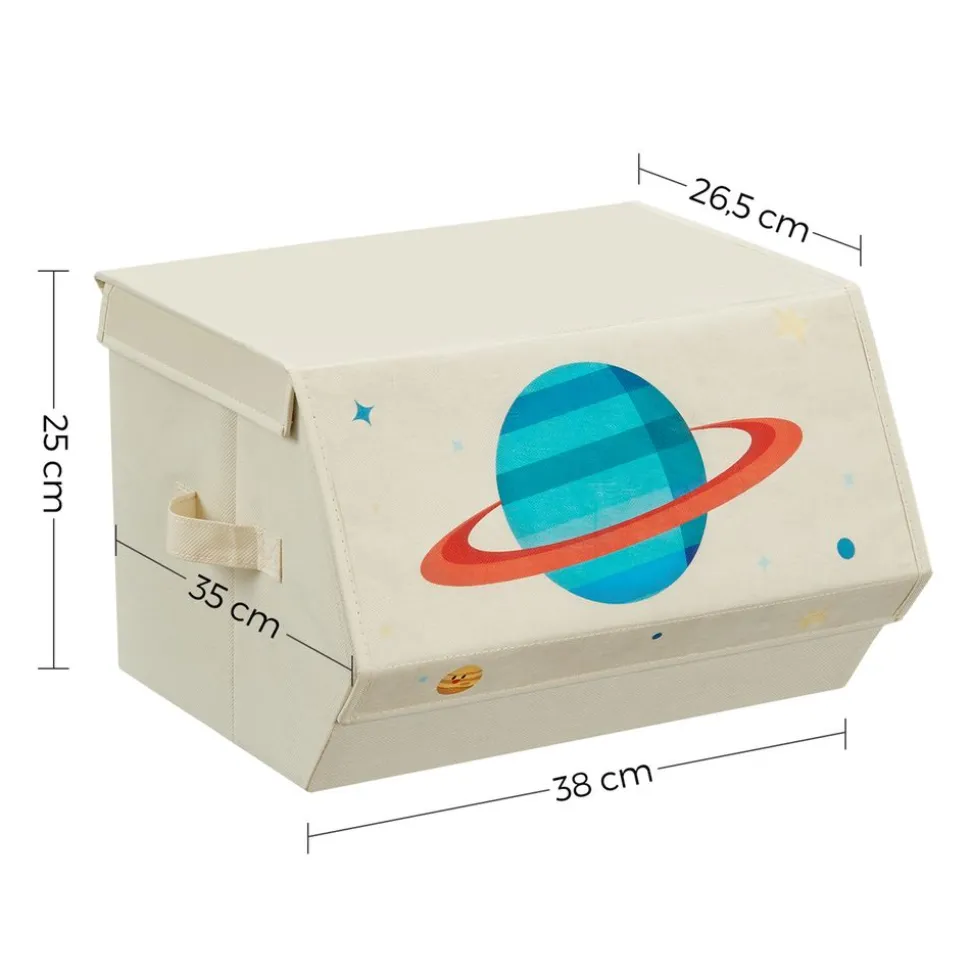 Sale SONGMICS 4 Paniers de rangement pliables 40 x 30 x 25 cm noir d'encre