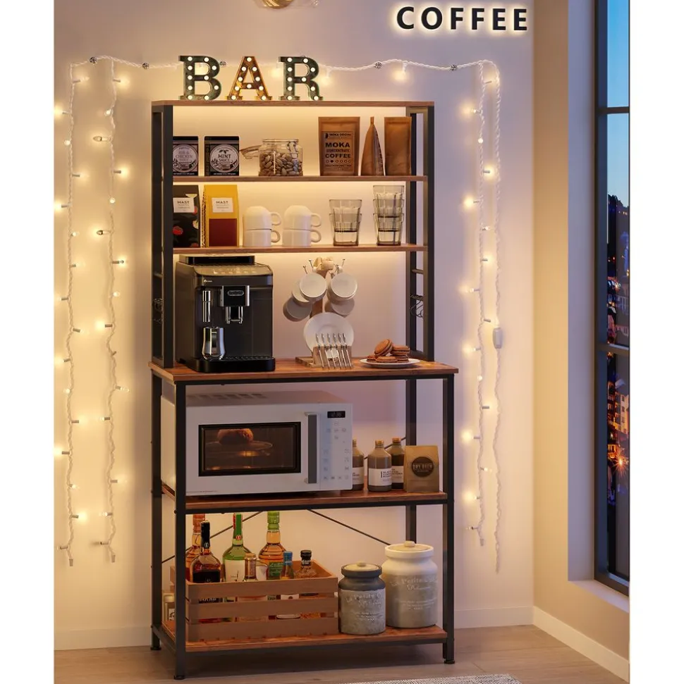 Best SONGMICS 4 Porte-Épices industriel Marron + Noir