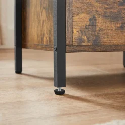 Cheap SONGMICS 2 Tables basses ronde noir moderne