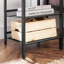 Clearance SONGMICS 2 Tables d'appoint industriel Marron Rustique