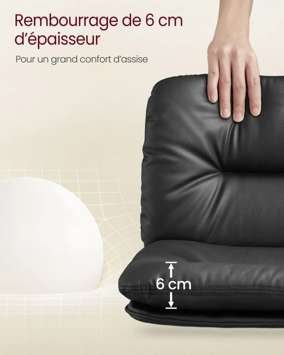 Outlet SONGMICS 2 Tabourets de bar avec dosier industriel