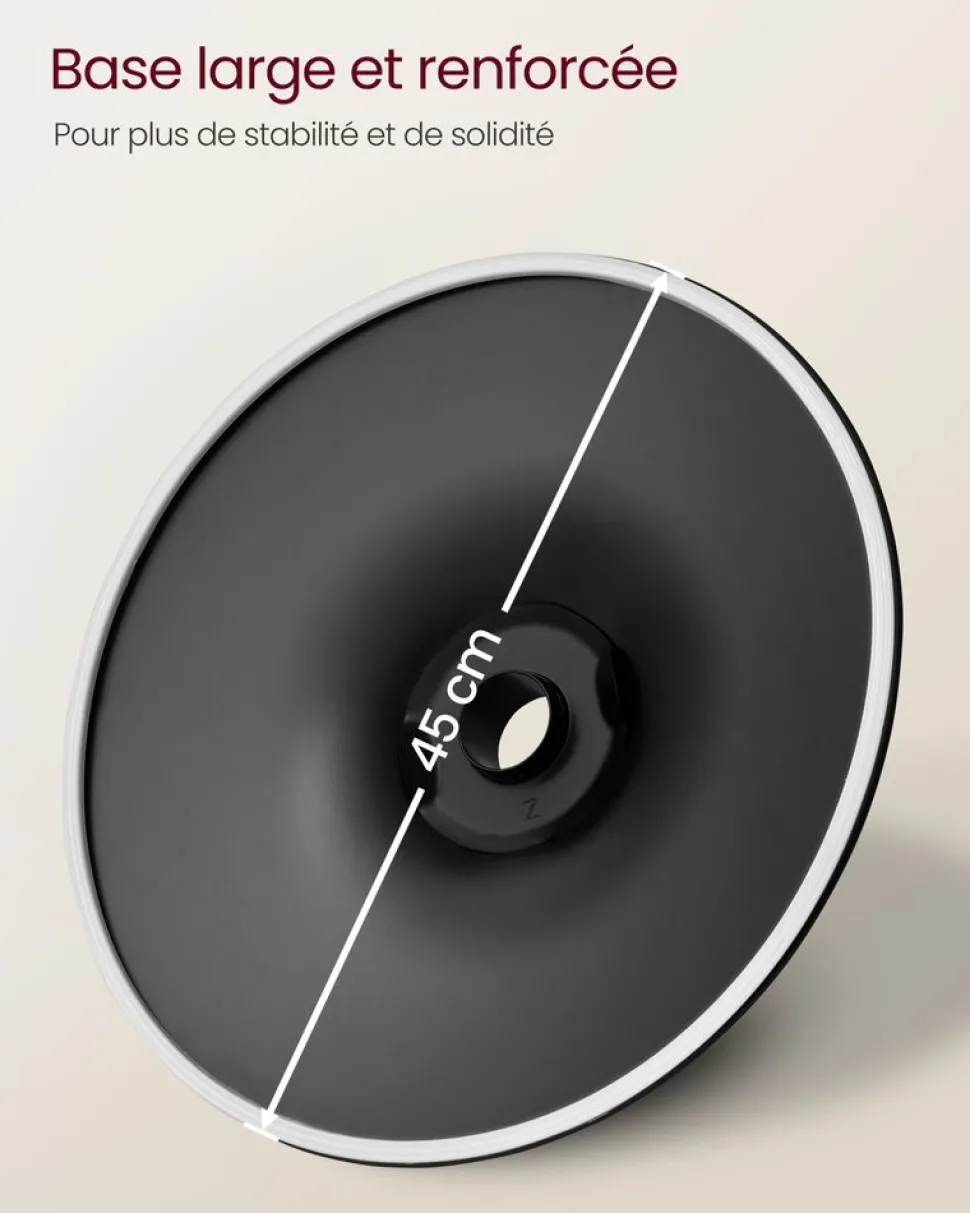 Outlet SONGMICS 2 Tabourets de bar avec dosier industriel