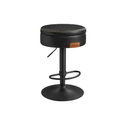 Hot SONGMICS 2 Tabourets de bar avec pieds réglables marron chameau