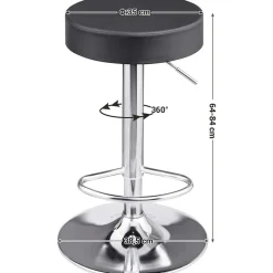 Cheap SONGMICS 2 Tabourets effet vieilli marron Marron Vintage