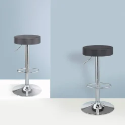 Cheap SONGMICS 2 Tabourets effet vieilli marron Marron Vintage