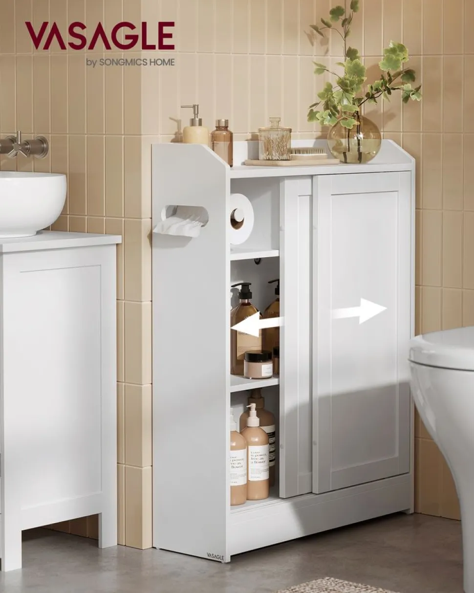 Flash Sale SONGMICS 2 Étagère d’angle en forme de L jaune paille et blanc nuage