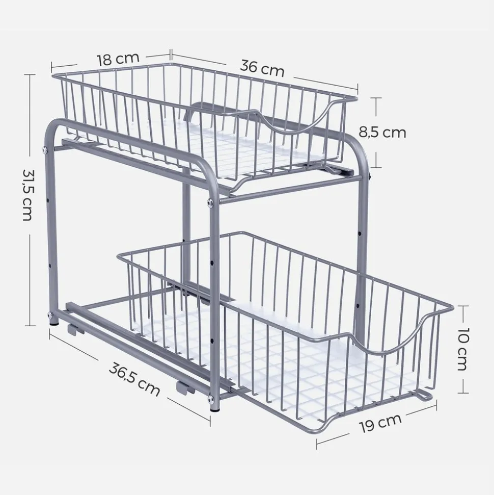 Best Sale SONGMICS 4 Étagères de cuisine