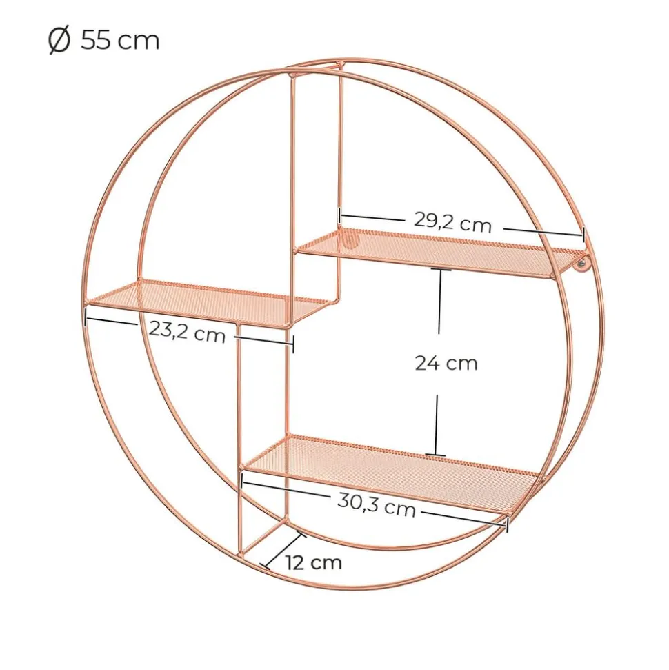 Cheap SONGMICS 3 Étagères grillagées noir Blanc
