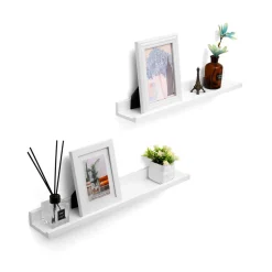 Flash Sale SONGMICS 3 Étagères murale suspendue longueur 80 cm Blanc