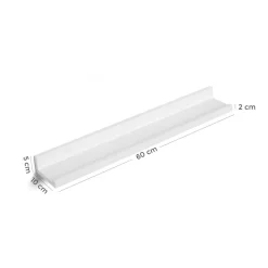 Flash Sale SONGMICS 3 Étagères murale suspendue longueur 80 cm Blanc