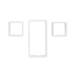 Store SONGMICS 3 Étagères murales blanc