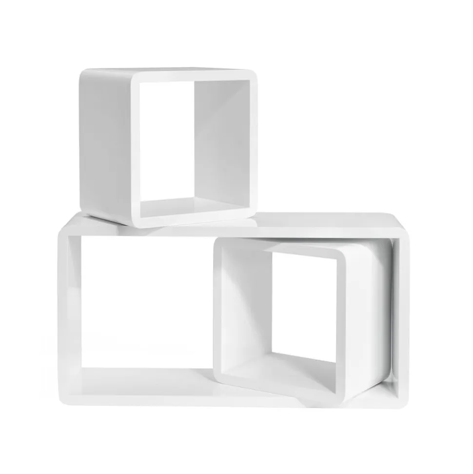 Sale SONGMICS 3 Étagères murales Blanc