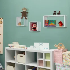 Sale SONGMICS 3 Étagères murales Blanc