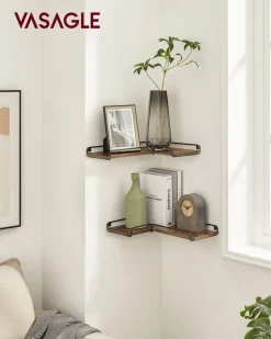 Sale SONGMICS 2 Étagères murales Blanc