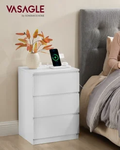 Store SONGMICS 3 Étagères murales en U noir