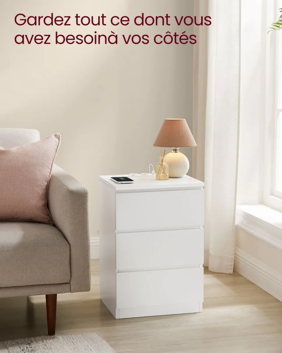 Store SONGMICS 3 Étagères murales en U noir