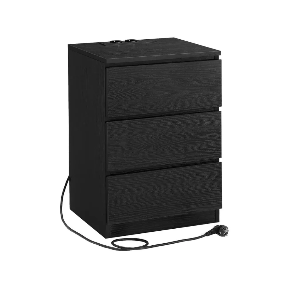 Store SONGMICS 3 Étagères murales en U noir