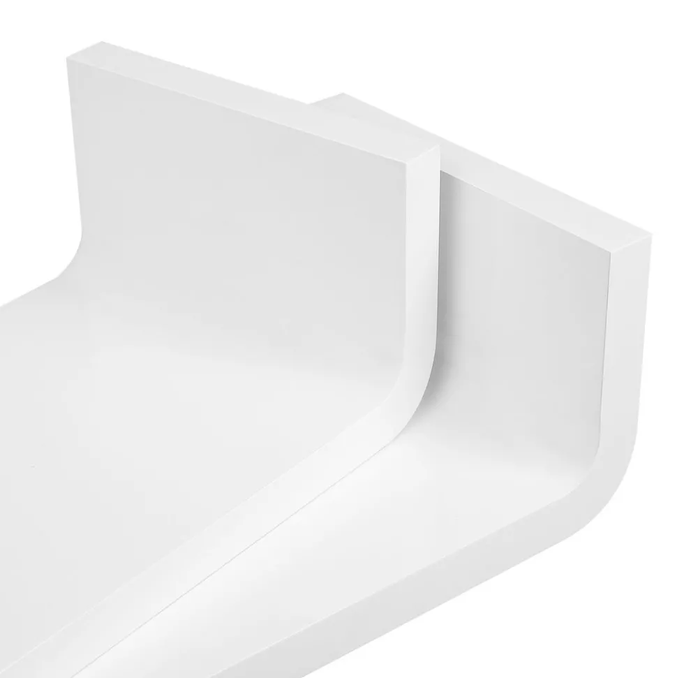 Fashion SONGMICS 3 Étagères murales grande charge Blanc