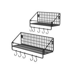 Online SONGMICS 2 Étagères murales grille Blanc