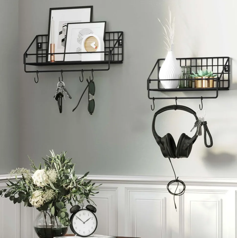 Online SONGMICS 2 Étagères murales grille Blanc