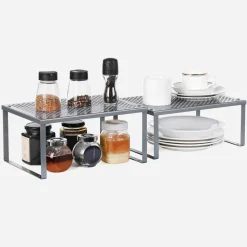 Shop SONGMICS 2 Étagères murales industriel Noir